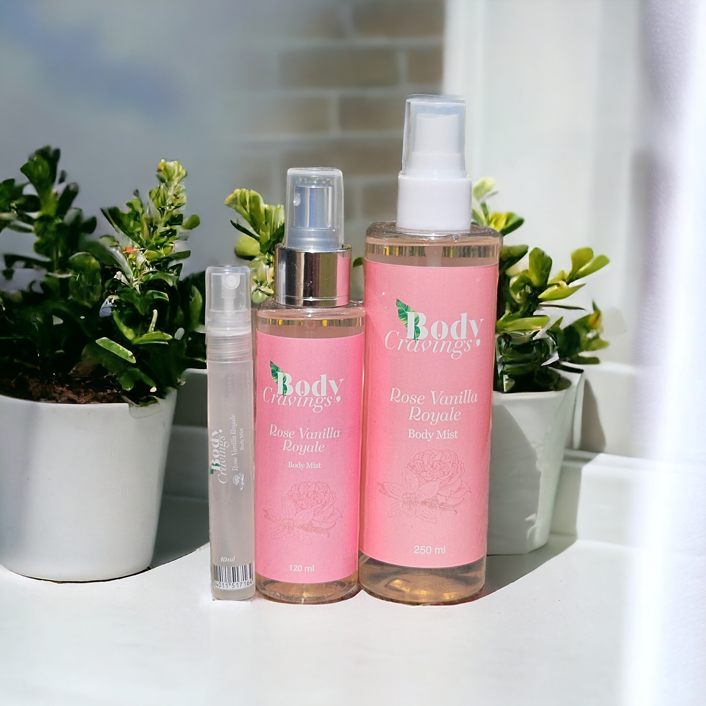 Rose Vanilla Royale Body Mist set