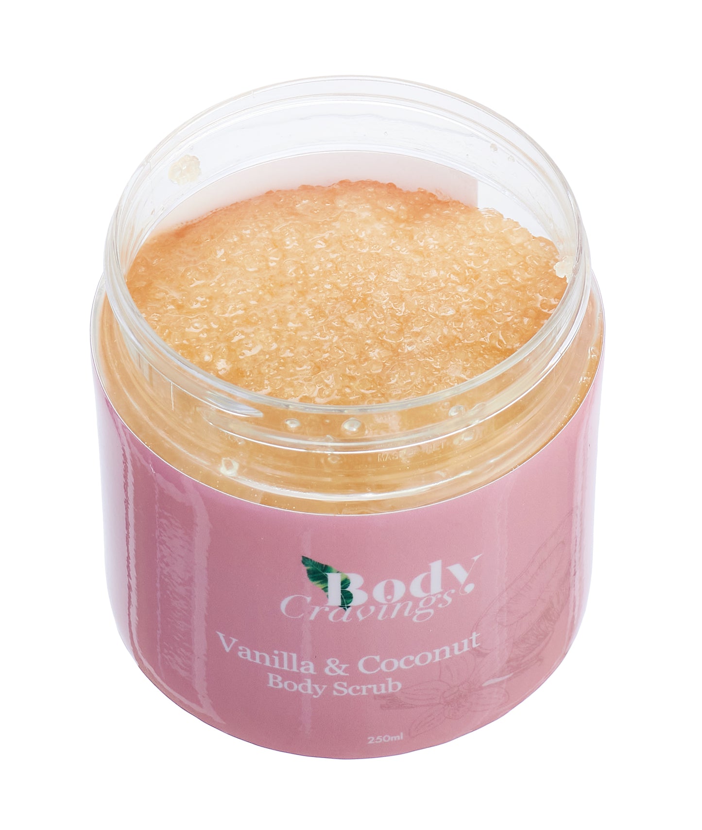 Vanilla coconut body scrub