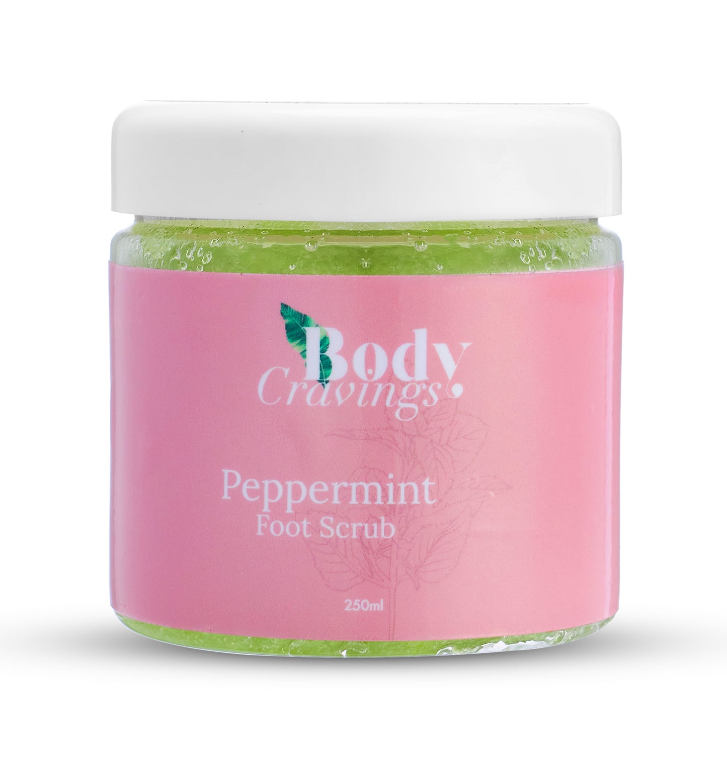 Peppermint foot scrub