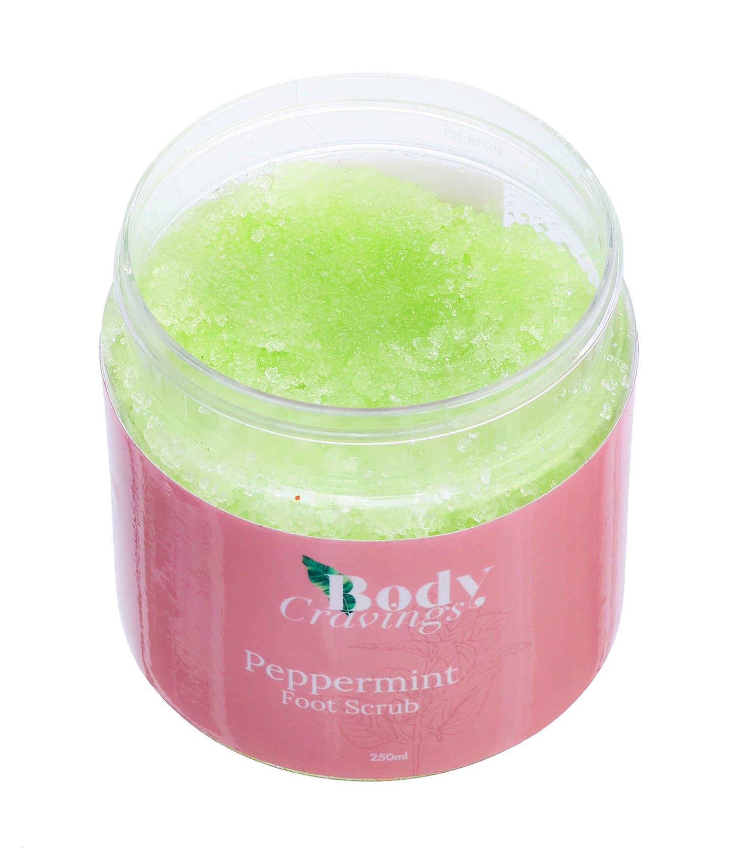 Peppermint foot scrub