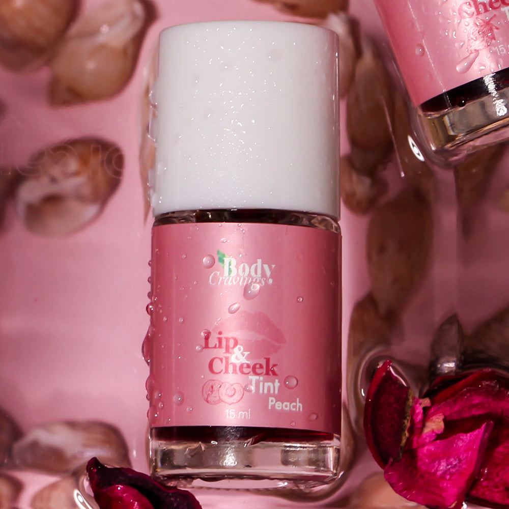 Peach Lip & Cheek Tint Brush