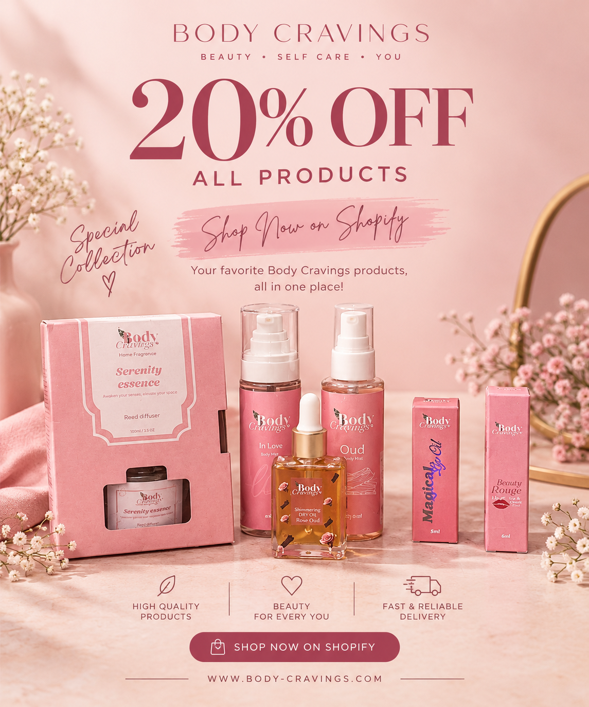 20% off all products