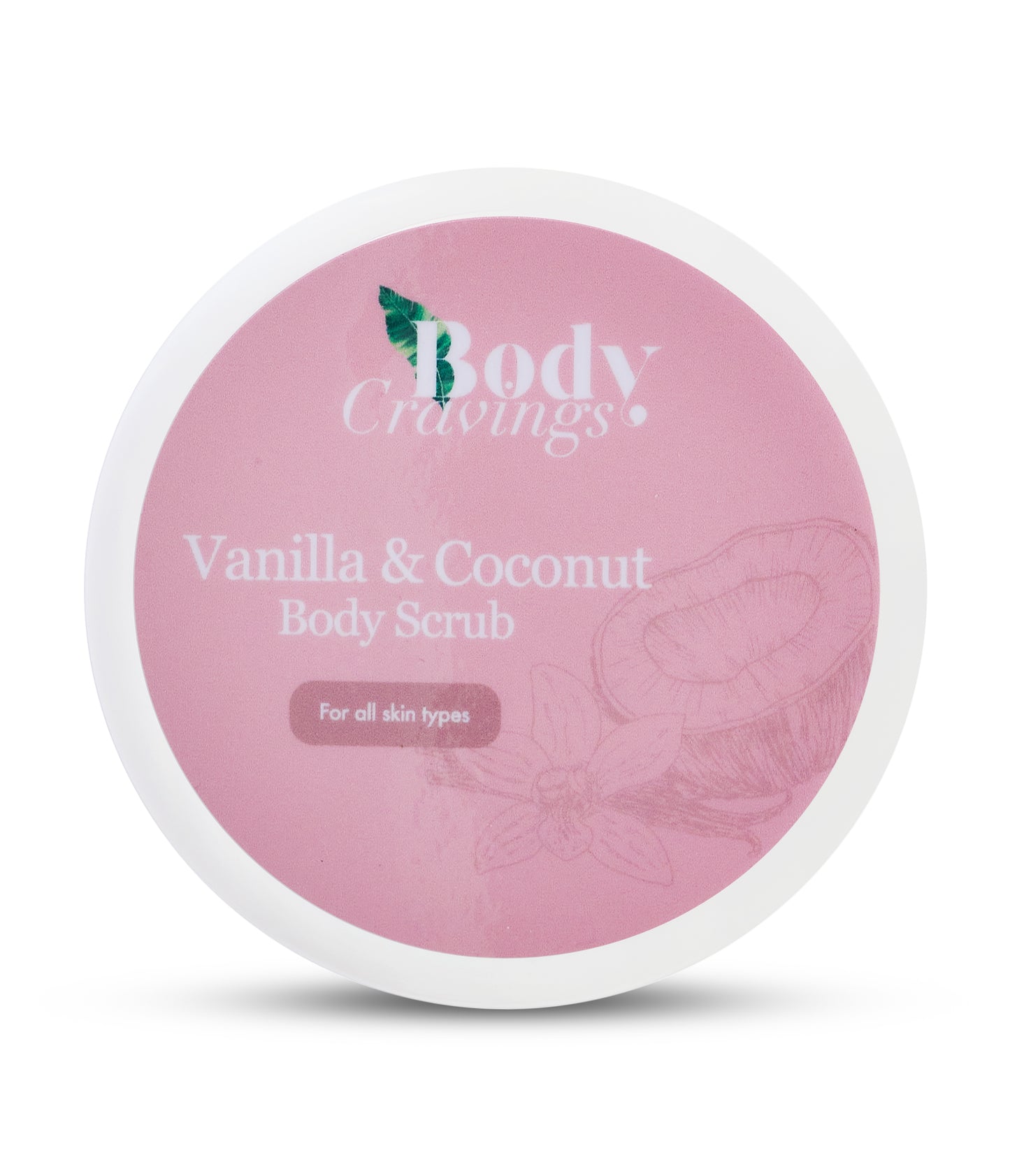 Vanilla coconut body scrub