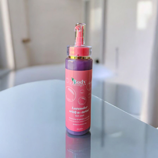 Lavender with a twist body wash