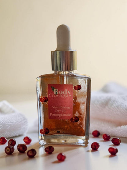 Shimmering dry oil